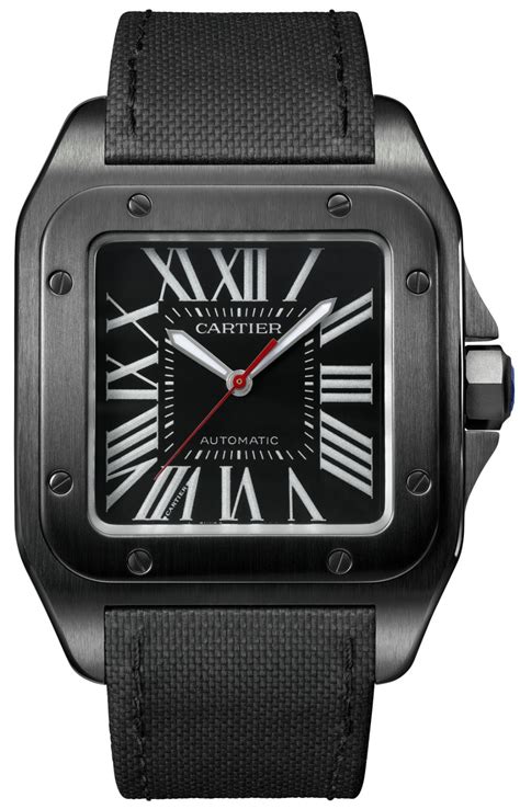 cartier santos 100 carbon replica